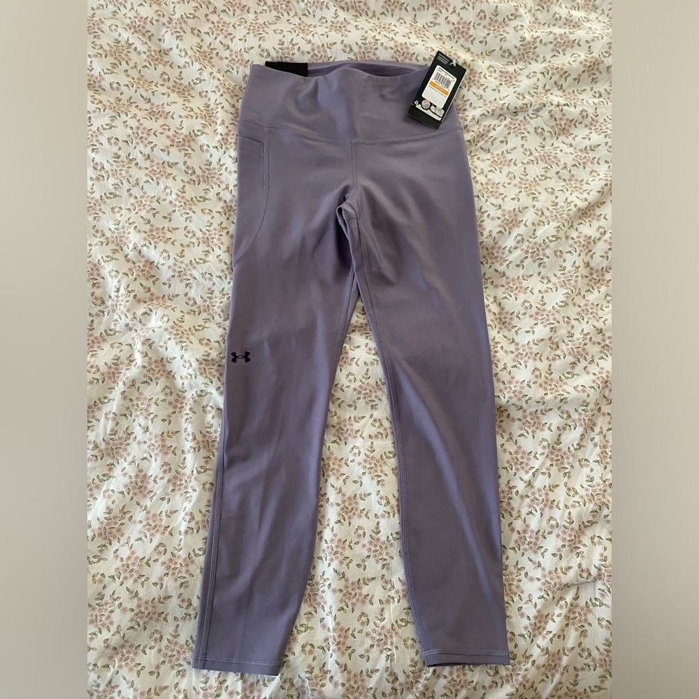 NWT Under Armour Lavender Compression Leggings Size Small - Picture 5 of 8